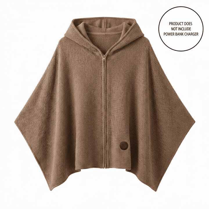 Graphene Heated Shawl - USB Powered, 15-Second Heat, Office &amp; Home