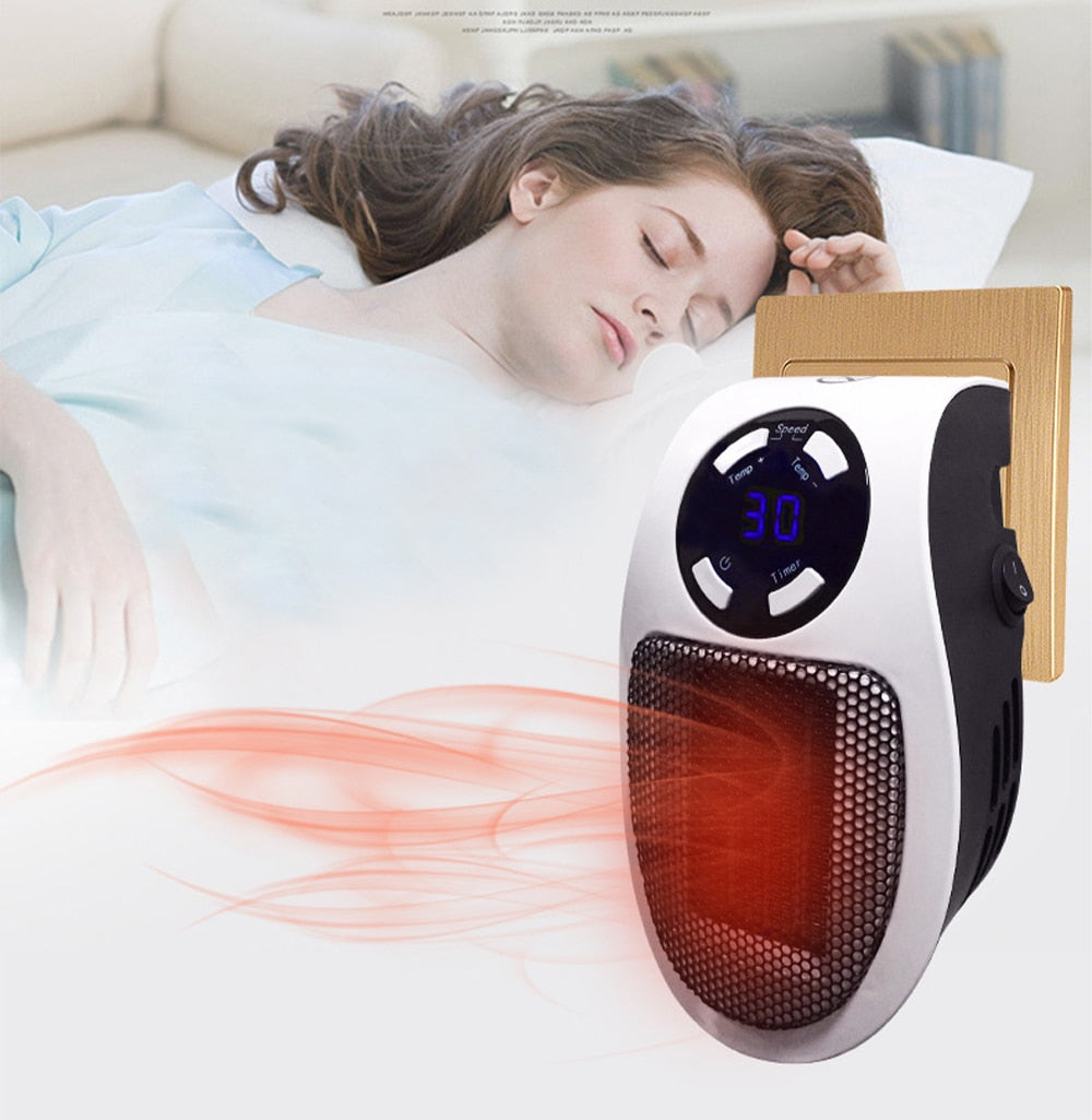 Heat Grove™ 500W Plug-In Space Heater for Garage, Shop and Office