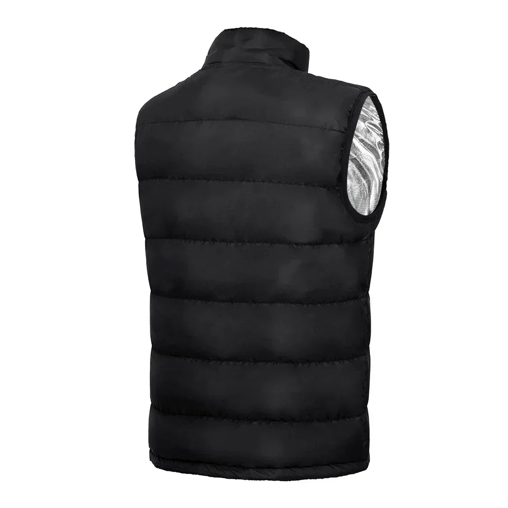 Heated jacket with 9 heating zones | USB heat jacket for women &amp; men | Graphene heating technology for outdoor, camping &amp; sports | ThermoVenture