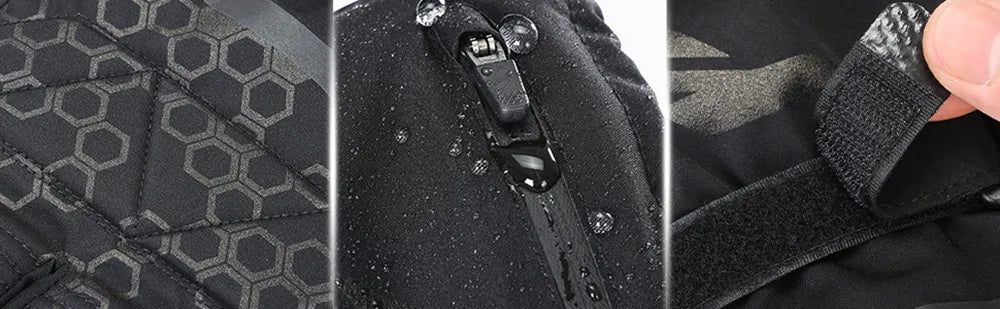 Waterproof Heated Ski Gloves with Rechargeable Battery