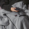 Heat Grove™ Women's Hooded Heated Blanket with Side Pockets