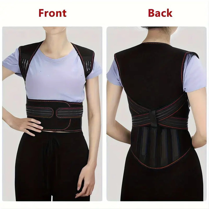 Infrared Heated Back Support Band With 5 Support Plates