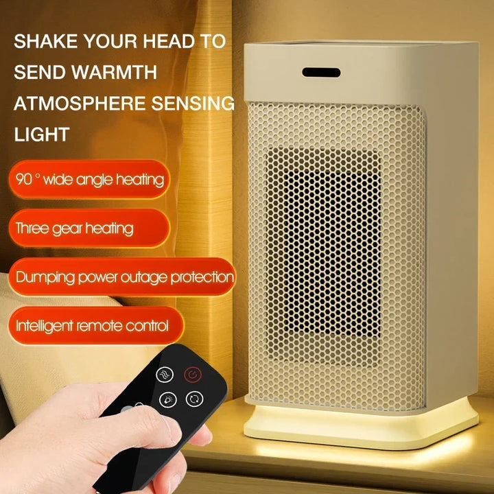 Heat Grove™ PTC Ceramic Heater with Built-In Night Light