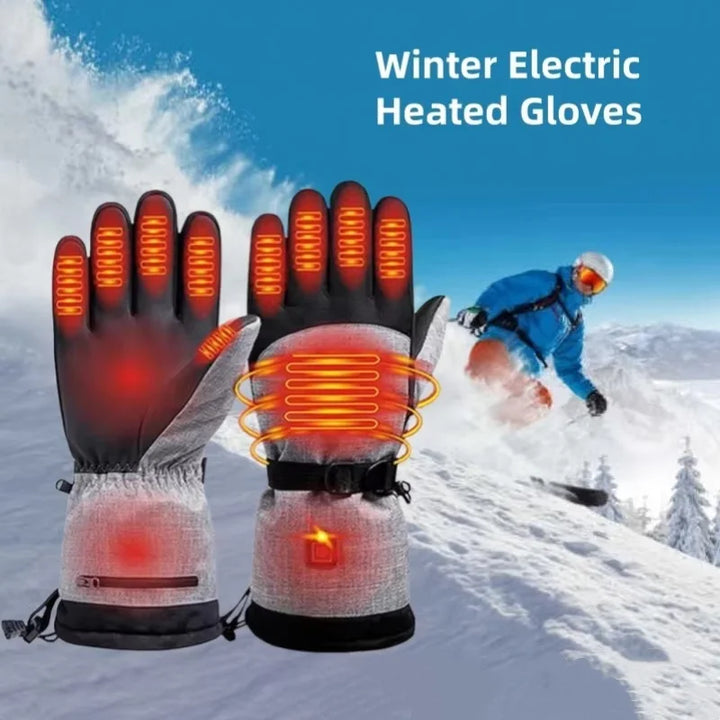 Heated Gloves ThermoRide | Waterproof &amp; Windproof | Electric Winter Gloves for Motorcycle, Bicycle &amp; Outdoor | Long-lasting Warmth