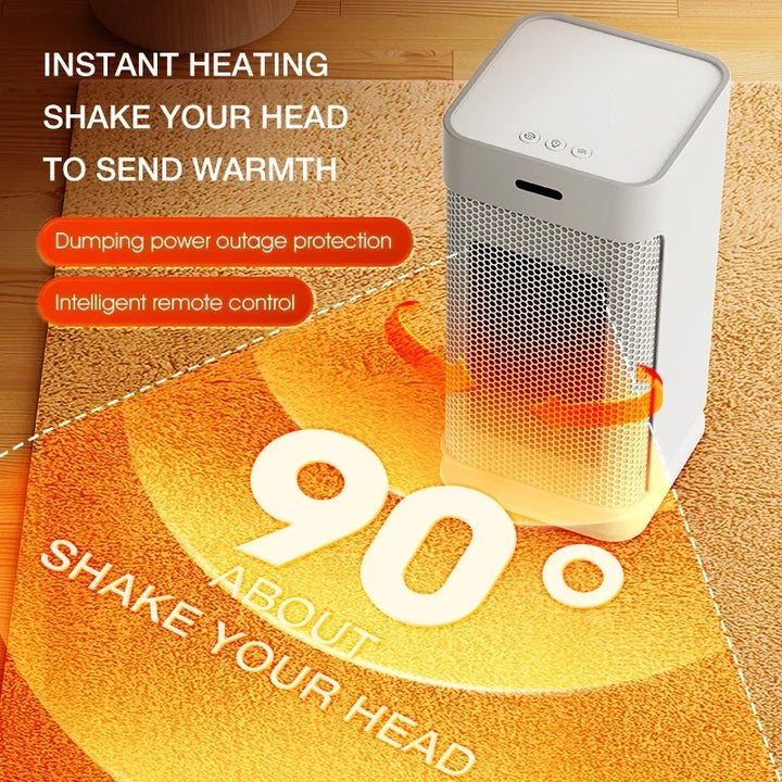 Heat Grove™ PTC Ceramic Heater with Built-In Night Light