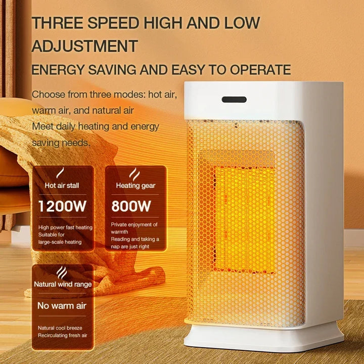 Heat Grove™ PTC Ceramic Heater with Built-In Night Light