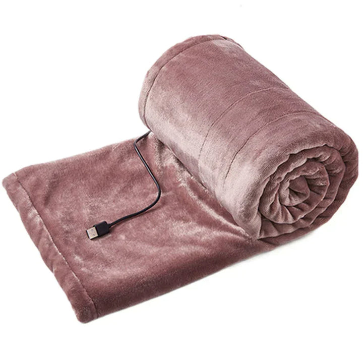 Compact USB Heated Throw with 3 Heat Settings – Heat Grove