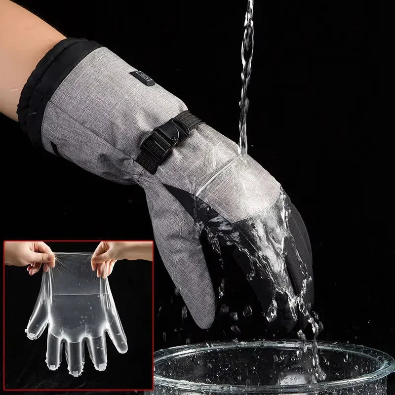 Heated Gloves ThermoRide | Waterproof &amp; Windproof | Electric Winter Gloves for Motorcycle, Bicycle &amp; Outdoor | Long-lasting Warmth