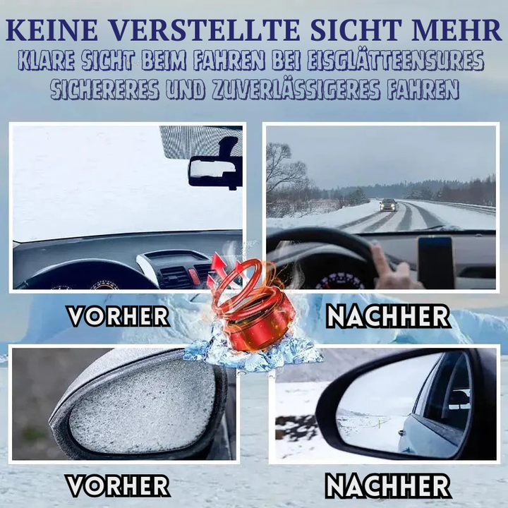 Screen De-Icer | Solar-Powered Heating Aid for Cars | Reduces Fogging and Moisture | Frostiq
