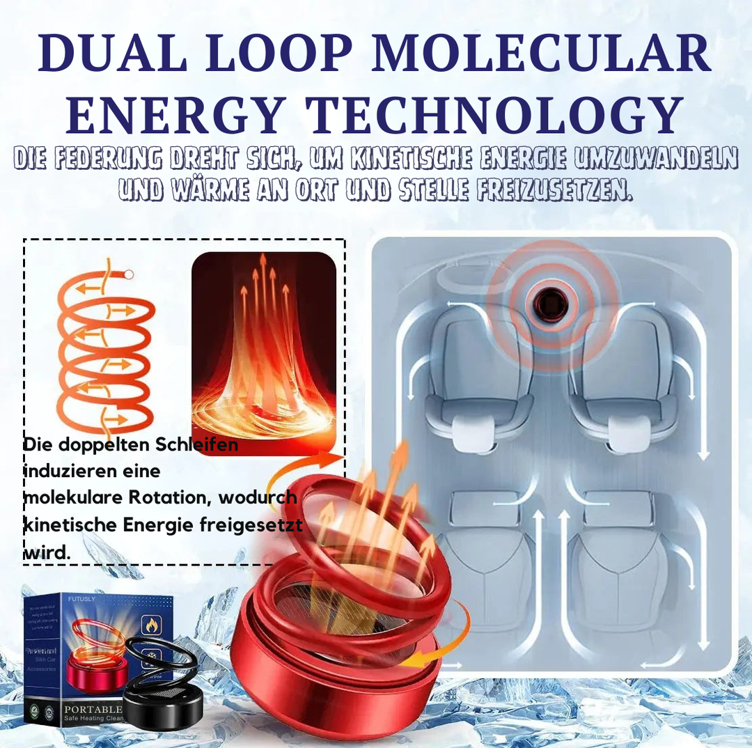 Screen De-Icer | Solar-Powered Heating Aid for Cars | Reduces Fogging and Moisture | Frostiq
