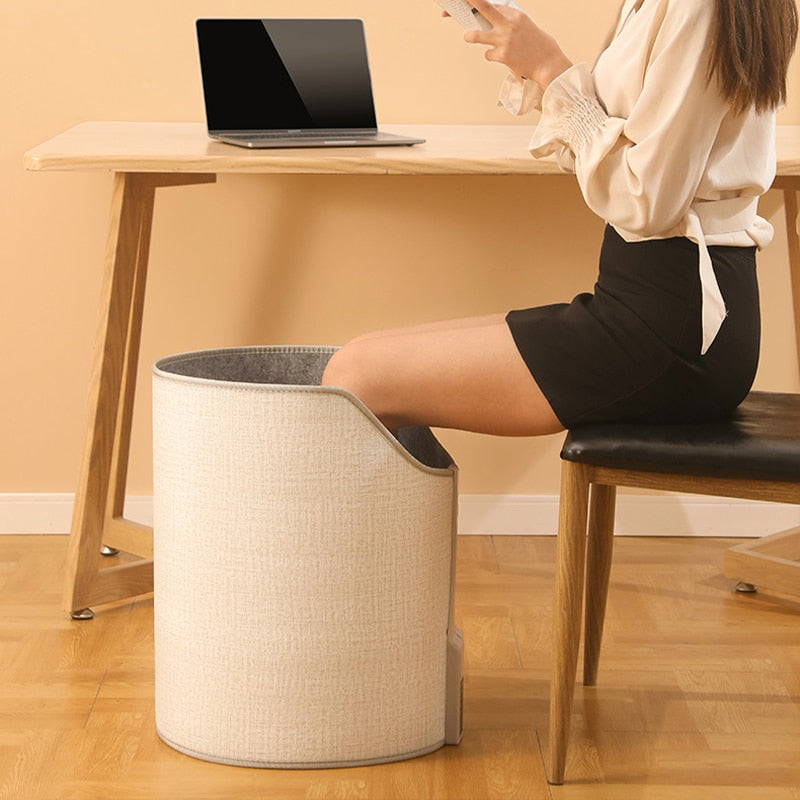 Heat Grove™ Under Desk Electric Leg Warmer With 4 Heat Settings