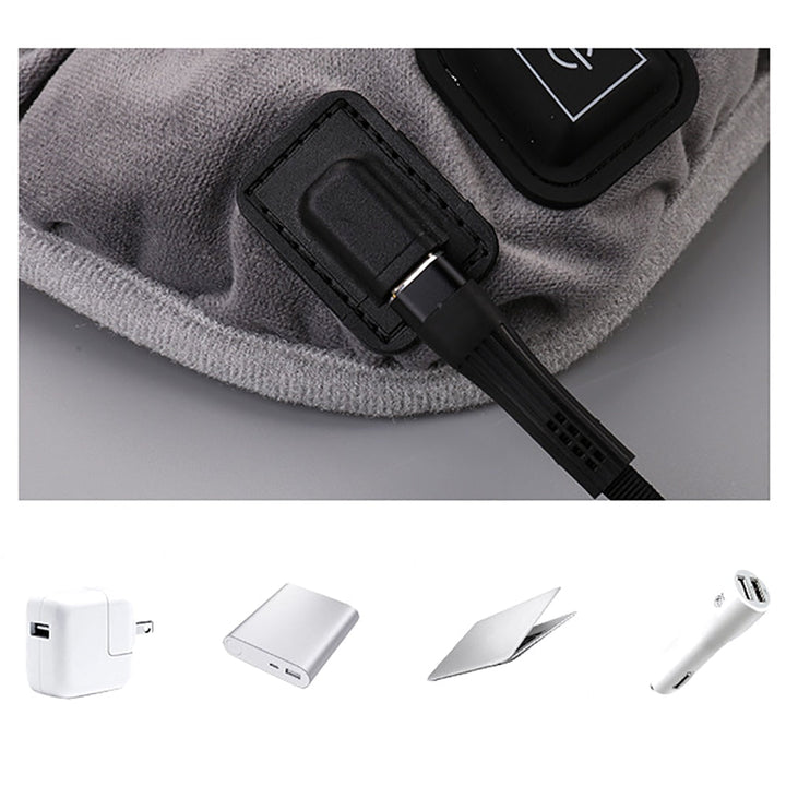 Heat Grove™ USB-C Heated Seat Cushion with 3 Heat Settings