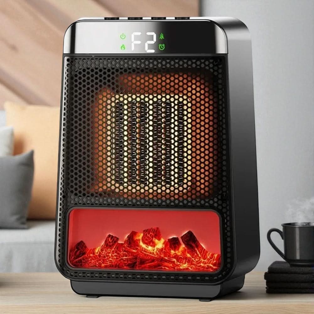 Heat Grove™ Compact Electric Space Heater with Fan and Adjustable Temp