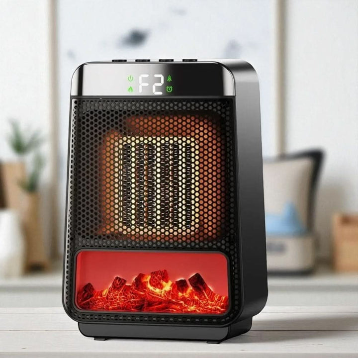Heat Grove™ Compact Electric Space Heater with Fan and Adjustable Temp