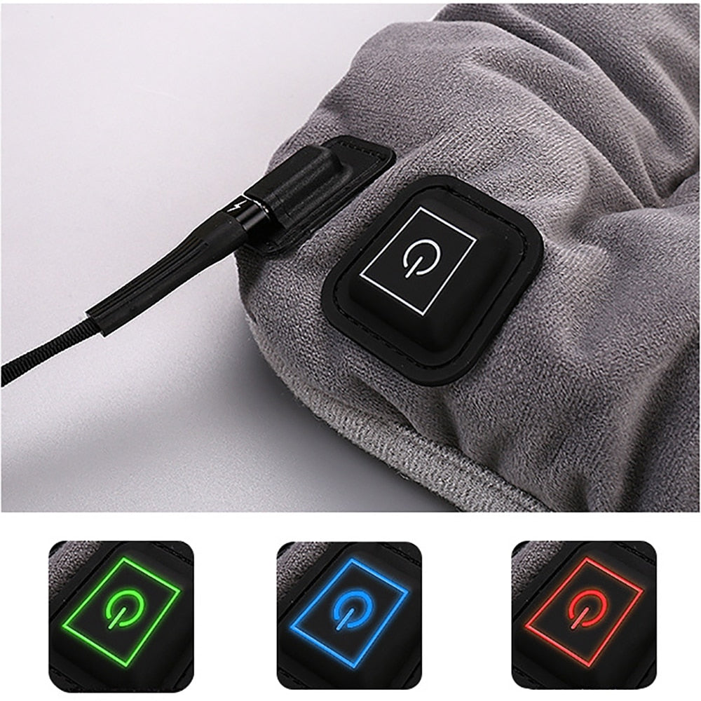 Heat Grove™ USB-C Heated Seat Cushion with 3 Heat Settings