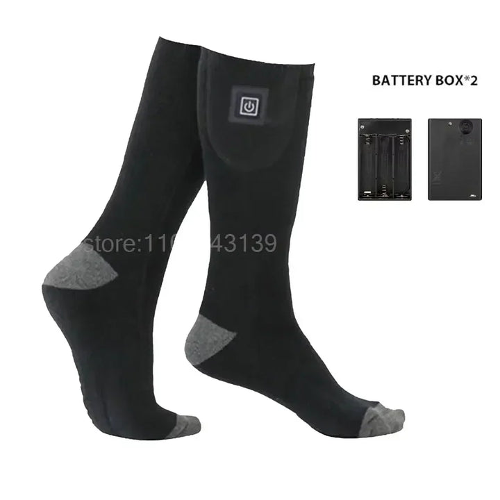 HeatWear Rechargeable Socks with Battery Box | Electric Heating Socks for Women &amp; Men | Warm Socks for Skiing, Hiking &amp; Outdoor