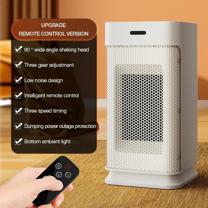 Heat Grove™ PTC Ceramic Heater with Built-In Night Light