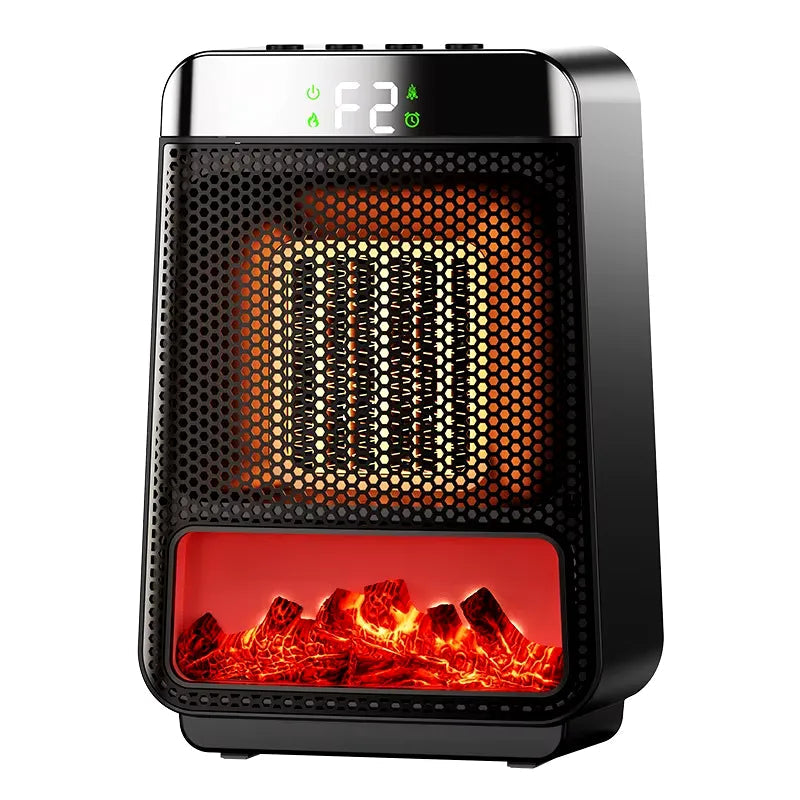 Plug-in PTC Ceramic Heater | Heats in 3 Seconds | Energy Efficient, Space-Saving for Bedroom and Office