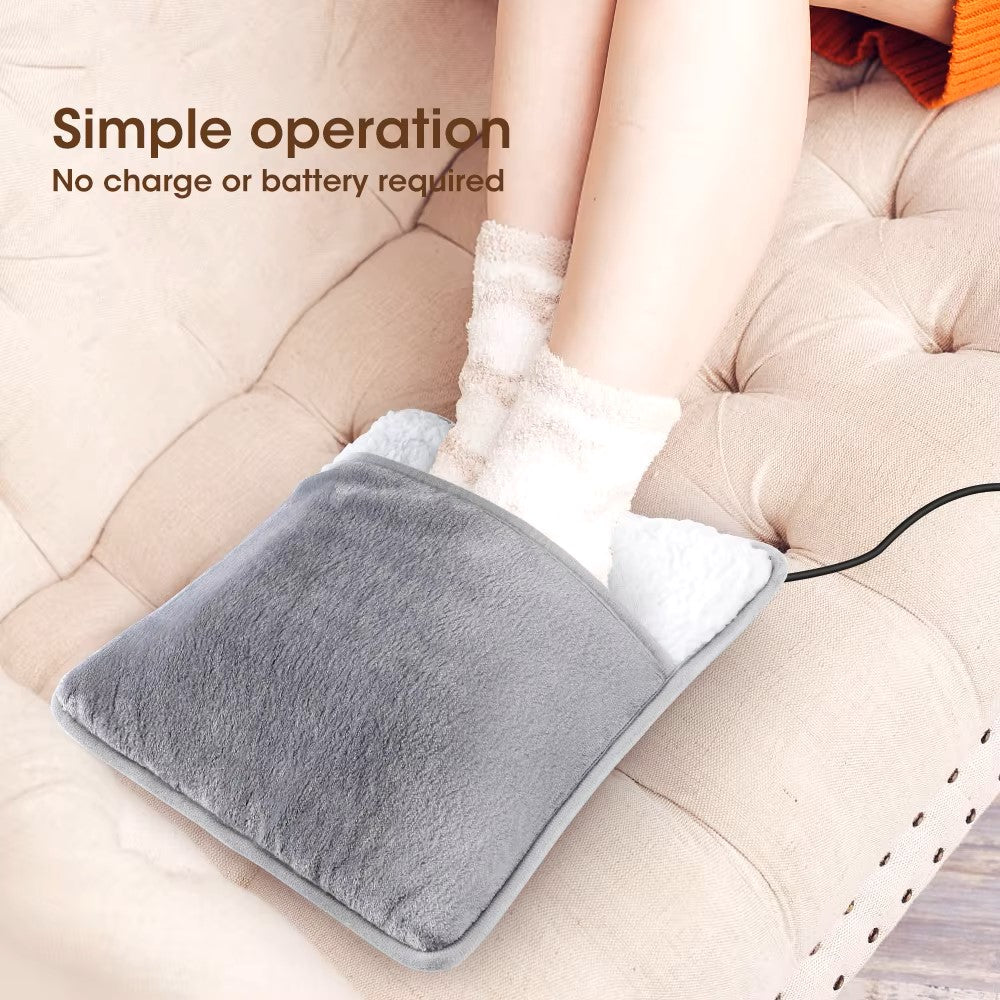 USB Flannel Foot Warmer With Gentle 104°F Warmth – Heat Grove