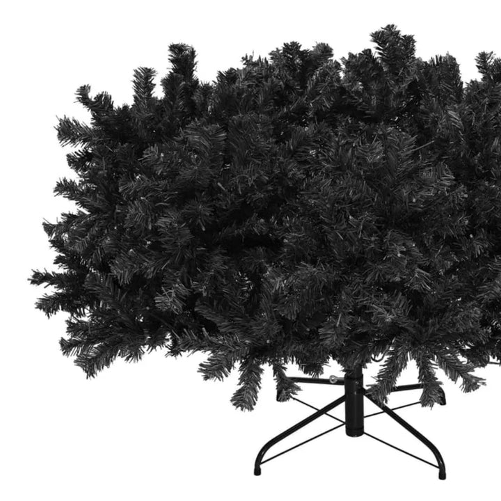 Full black spruce artificial Christmas tree
