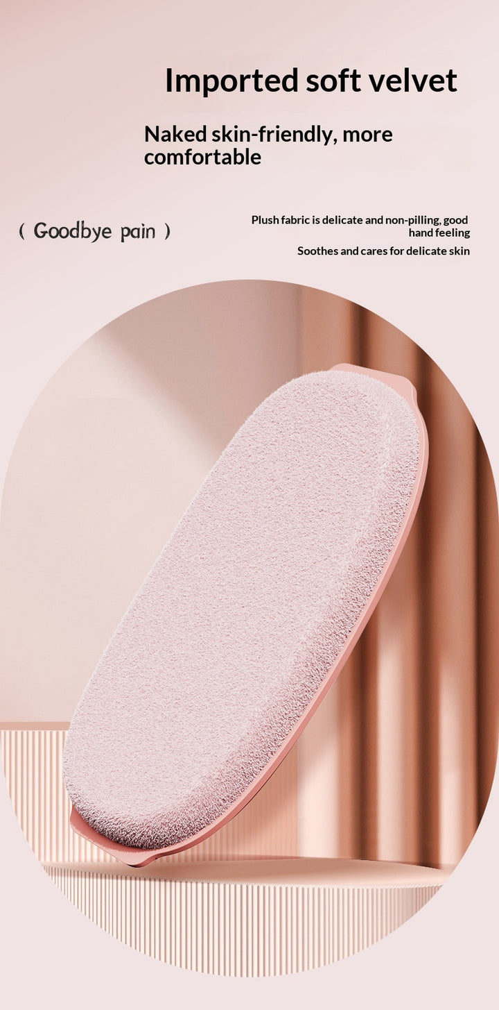 Pink bunny-face warming belt on a waist strap
