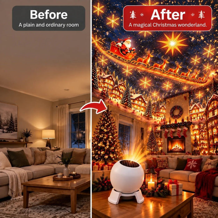 Heat Grove Christmas Projector Light for Walls & Ceilings
