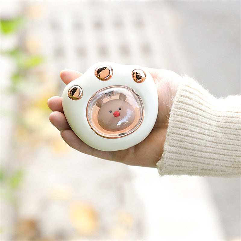 Cat Paw Mini Hand Warmer, USB Rechargeable Pocket Heater