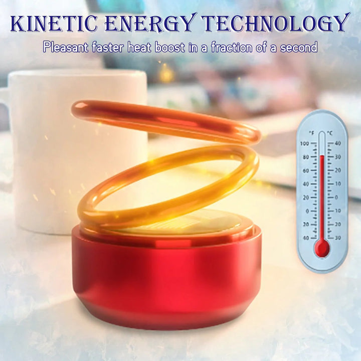 Portable Car Heater | Solar Rechargeable De-Icer | Fast Defrost Device for Cars &amp; Homes