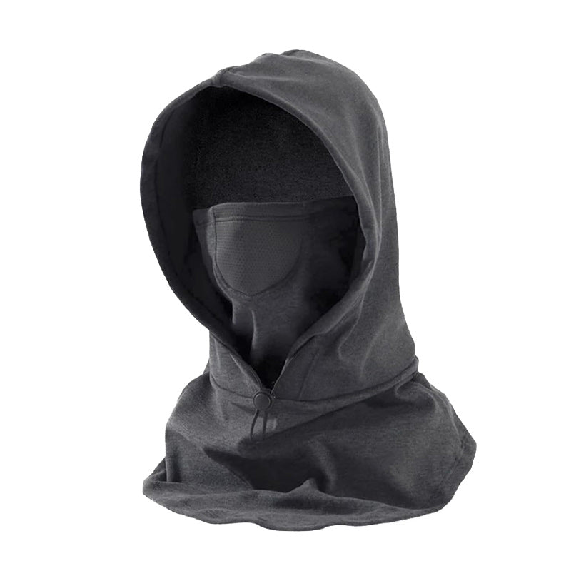 Hooded Face Mask &amp; Neck Warmer for Cycling and Skiing
