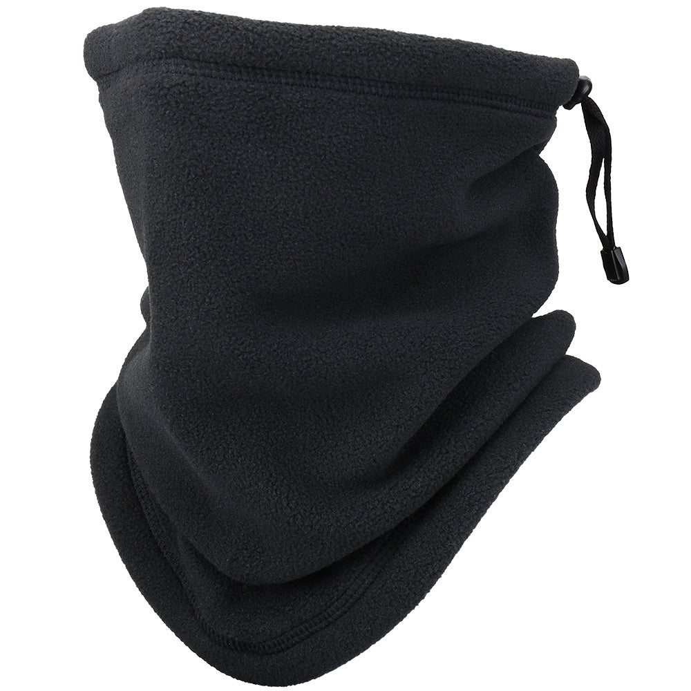 Fleece Neck Gaiter Scarf with Half Face Cover for Winter