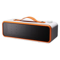 Slim horizontal ceramic desk heater