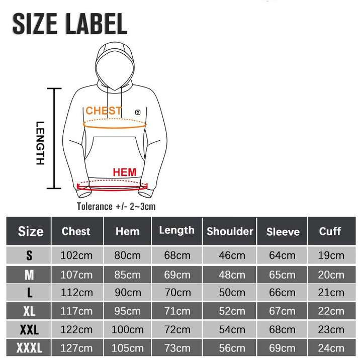 Outdoor USB Electric Heated Jacket for Winter