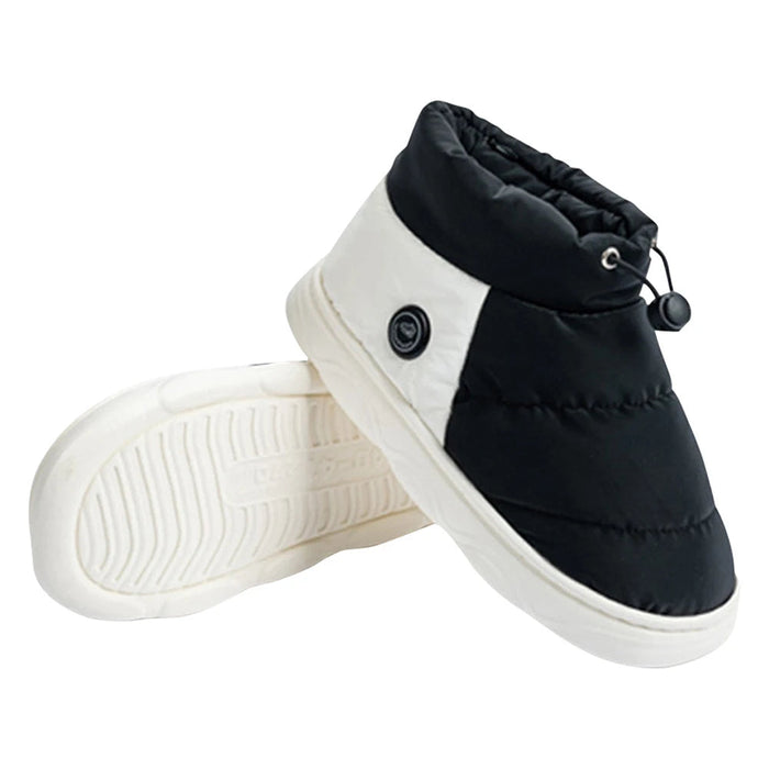 Heat Grove™ Rechargeable Heated Slippers with Three Heat Levels and Grip