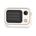 Retro wall mounted ceramic fan heater