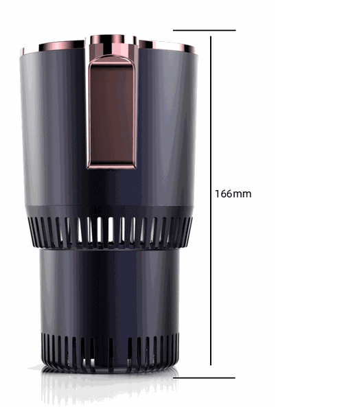 Car cup warmer and cooler in cup holder