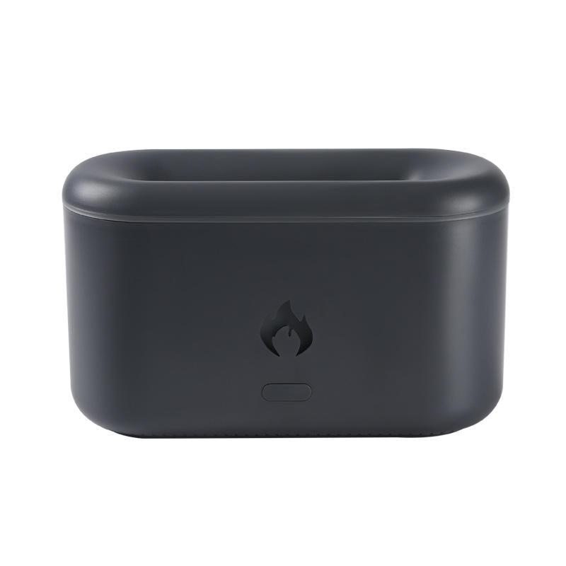 3D Flame Humidifier, 300 ml Ultrasonic Aroma Diffuser, Type-C