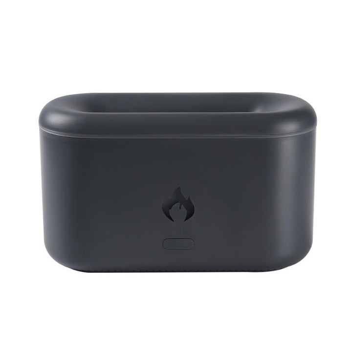 3D Flame Humidifier, 300 ml Ultrasonic Aroma Diffuser, Type-C
