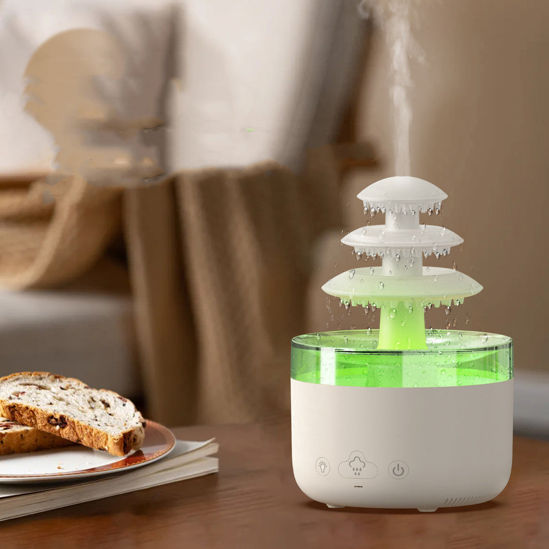 Rain Cloud Humidifier and Essential Oil Diffuser, 500 mL
