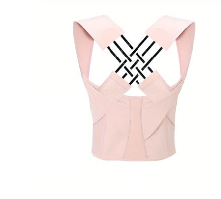 Unisex posture corrector brace with straps