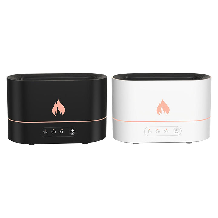 Square Flame Aroma Diffuser for Bedrooms, Quiet USB Humidifier