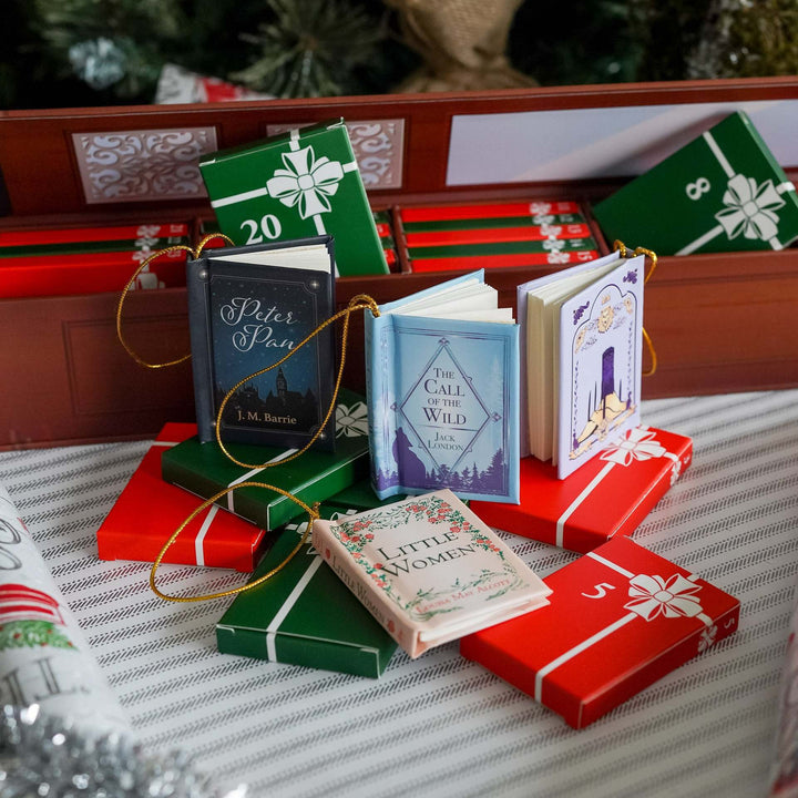 Bookcase blind box with mini book ornaments