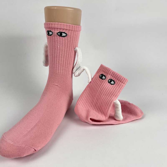 Heat Grove Magnetic Hand-Holding Couple Socks, Funny Gift