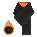 Camel heated wrap scarf around neck