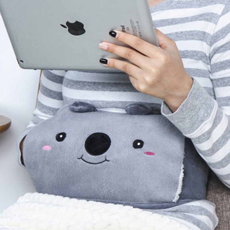 Plush Waist Hot Water Bottle Belt, 1000 mL Belly Warmer