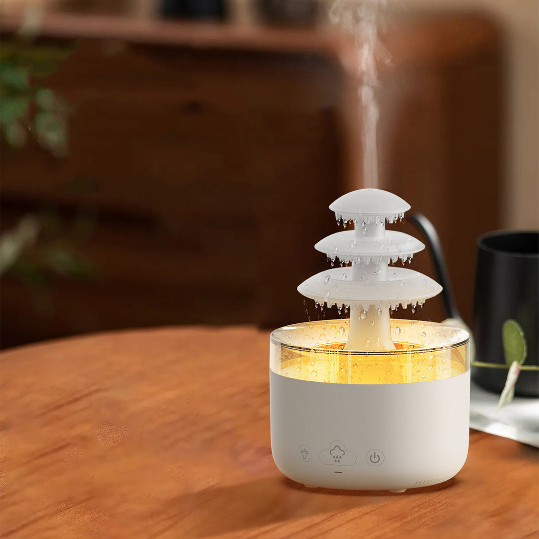 Rain Cloud Humidifier and Essential Oil Diffuser, 500 mL