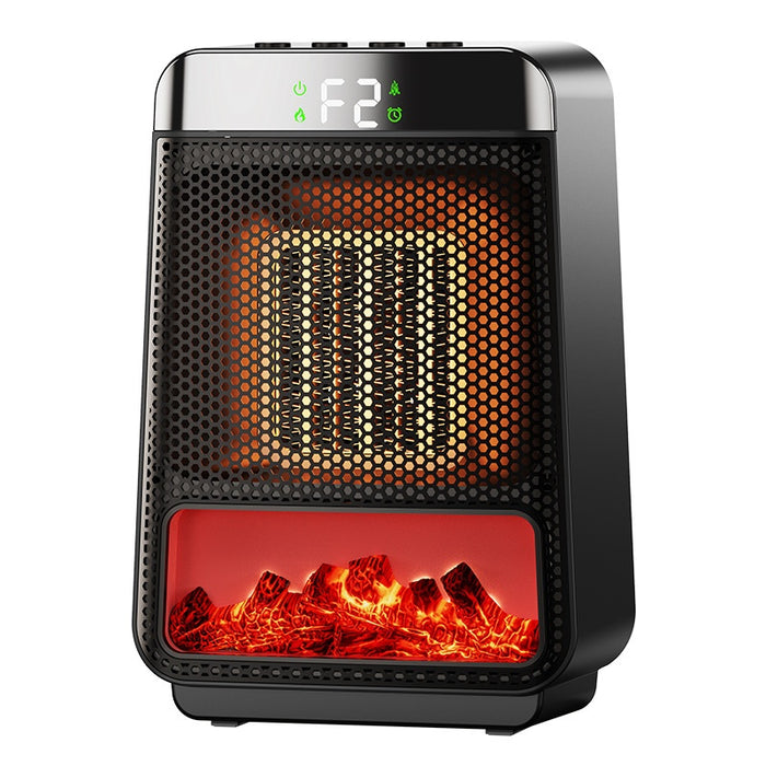 Heat Grove Portable Fan Heater with 3D Flame Effect
