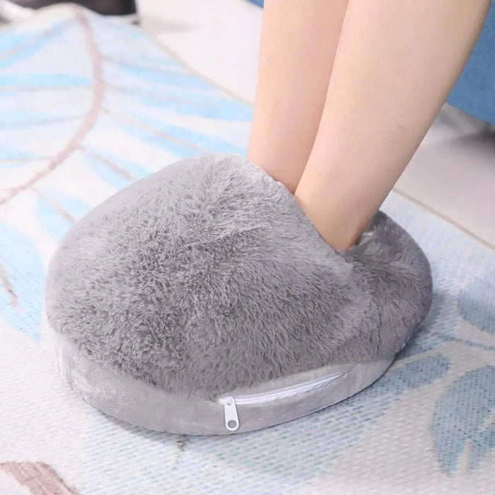 Heat Grove™ Soft Velvet USB Foot Warmer With Steady 122–140°F Heat