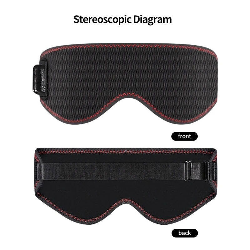 USB Heated Eye Mask With 3 Heat Levels and Auto Shutoff
