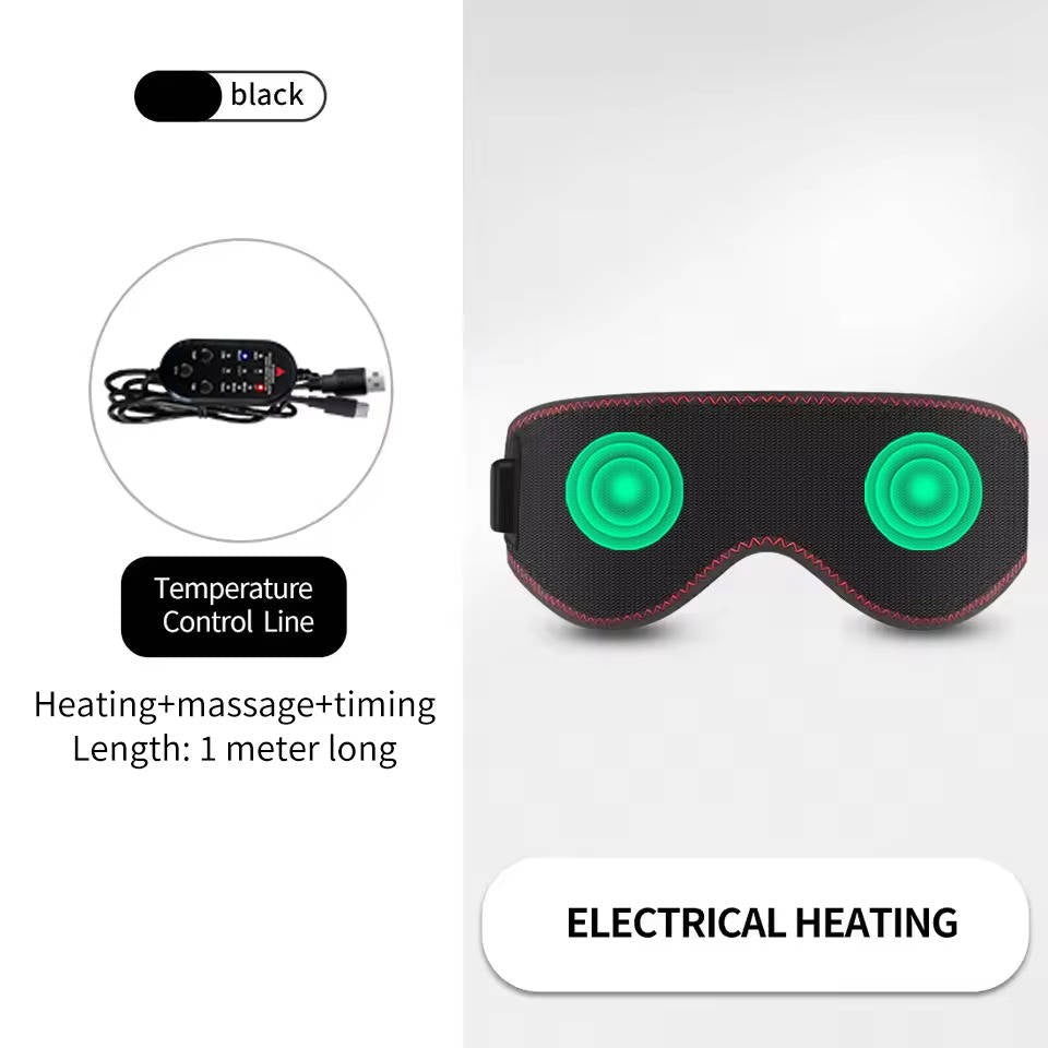 USB Heated Eye Mask With 3 Heat Levels and Auto Shutoff