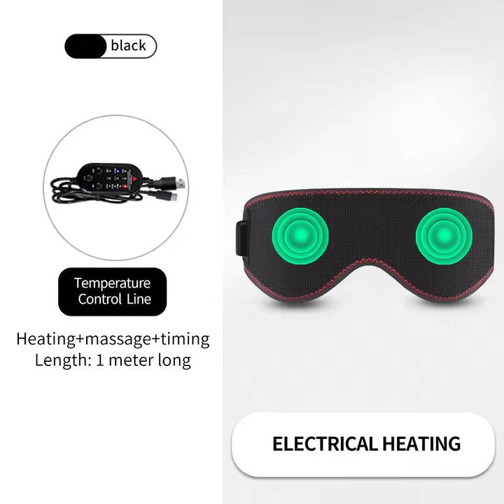USB Heated Eye Mask With 3 Heat Levels and Auto Shutoff